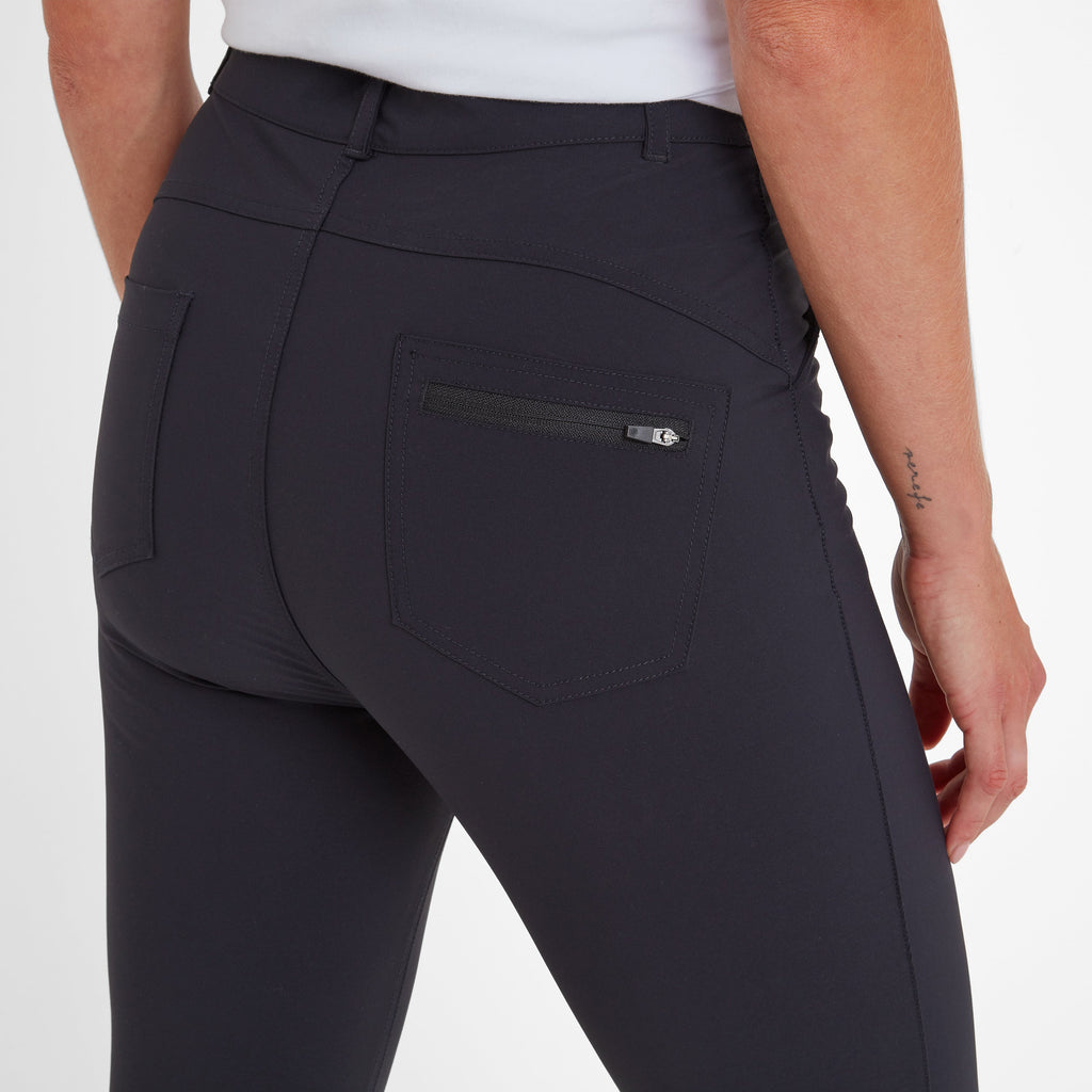 Milton Womens Water Resistant Slim Trouser Short - Black - Image 4