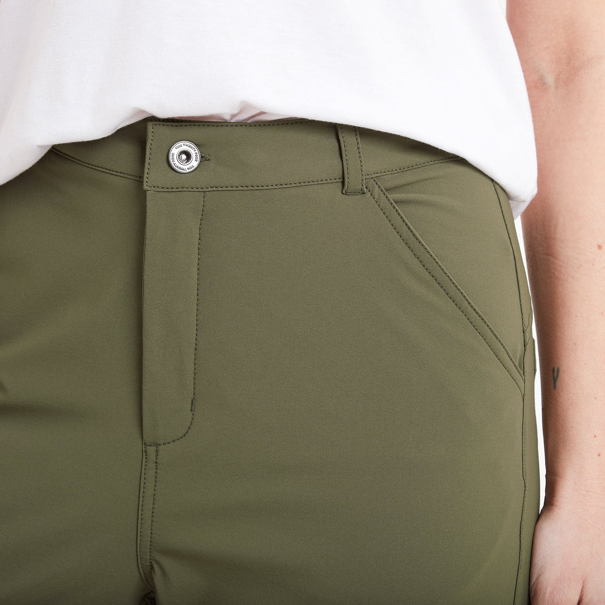 Milton Womens Water Resistant Slim Trouser Regular - Khaki - Image 5