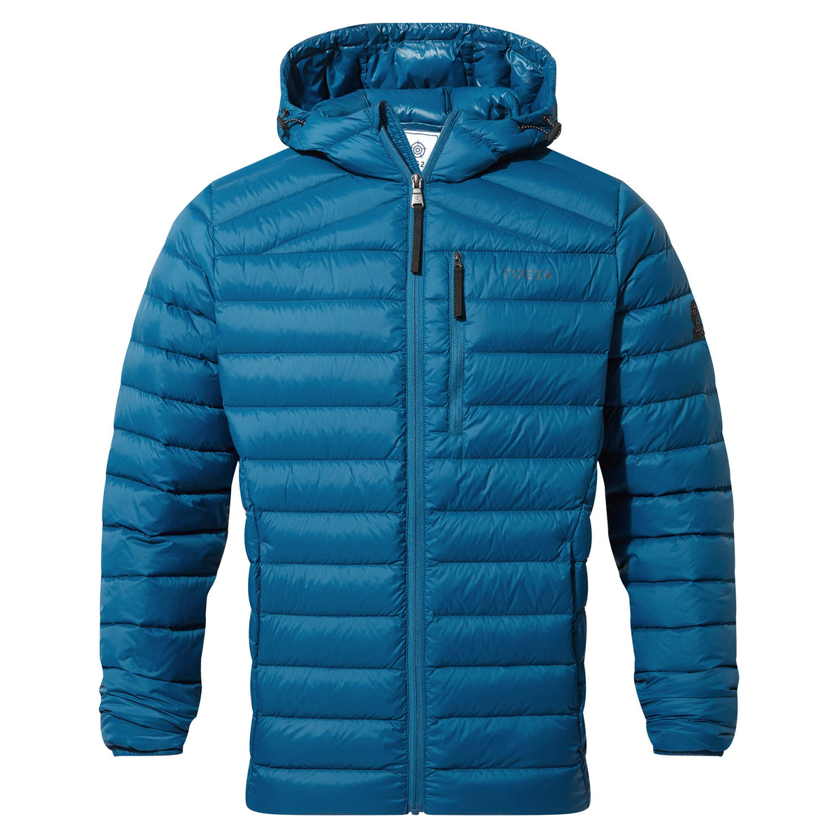 North Mens RDS Certified Down Hooded Jacket - Marine Blue - Image 8