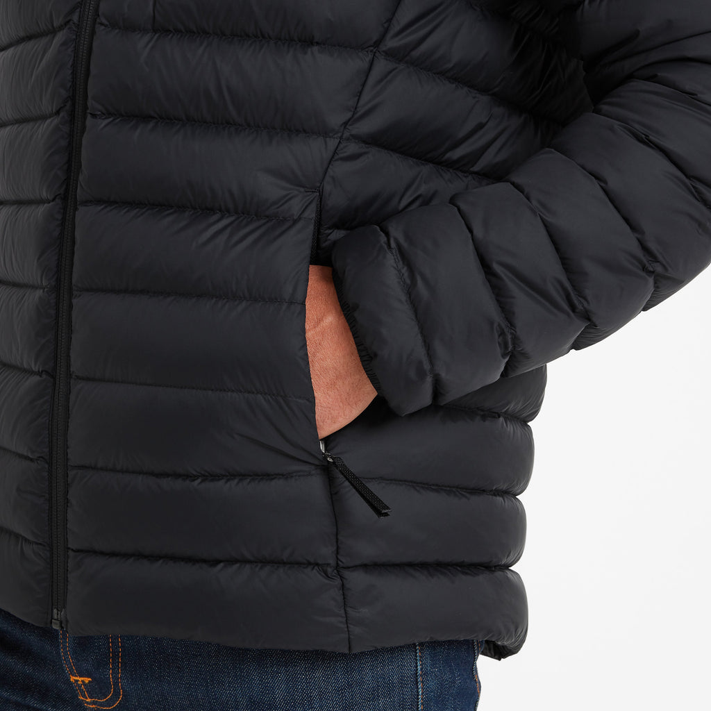 North Mens RDS Certified Down Jacket - Black - Image 6