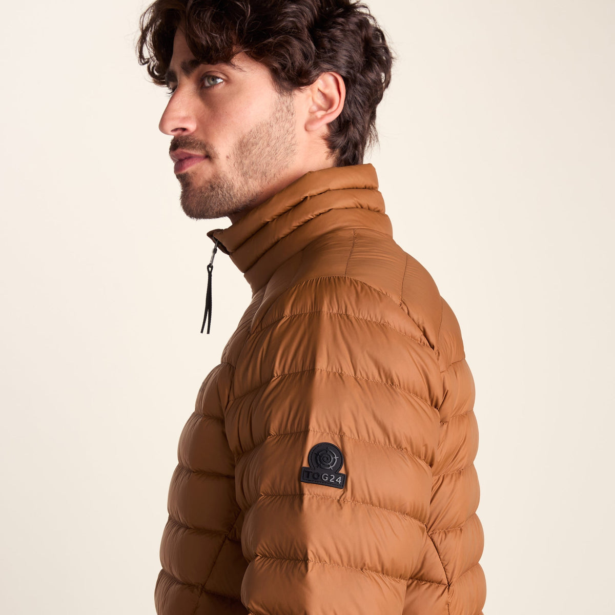 North Mens RDS Certified Down Jacket - Rust - Image 6