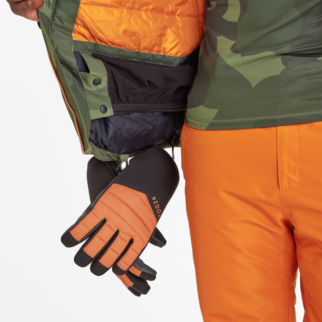 Palisade Mens Ski Jacket - Khaki Pixel Camo - Image 6