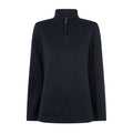 Pearson Womens Knitlook Quarter Zip Fleece - Dark Indigo Marl - Image 8