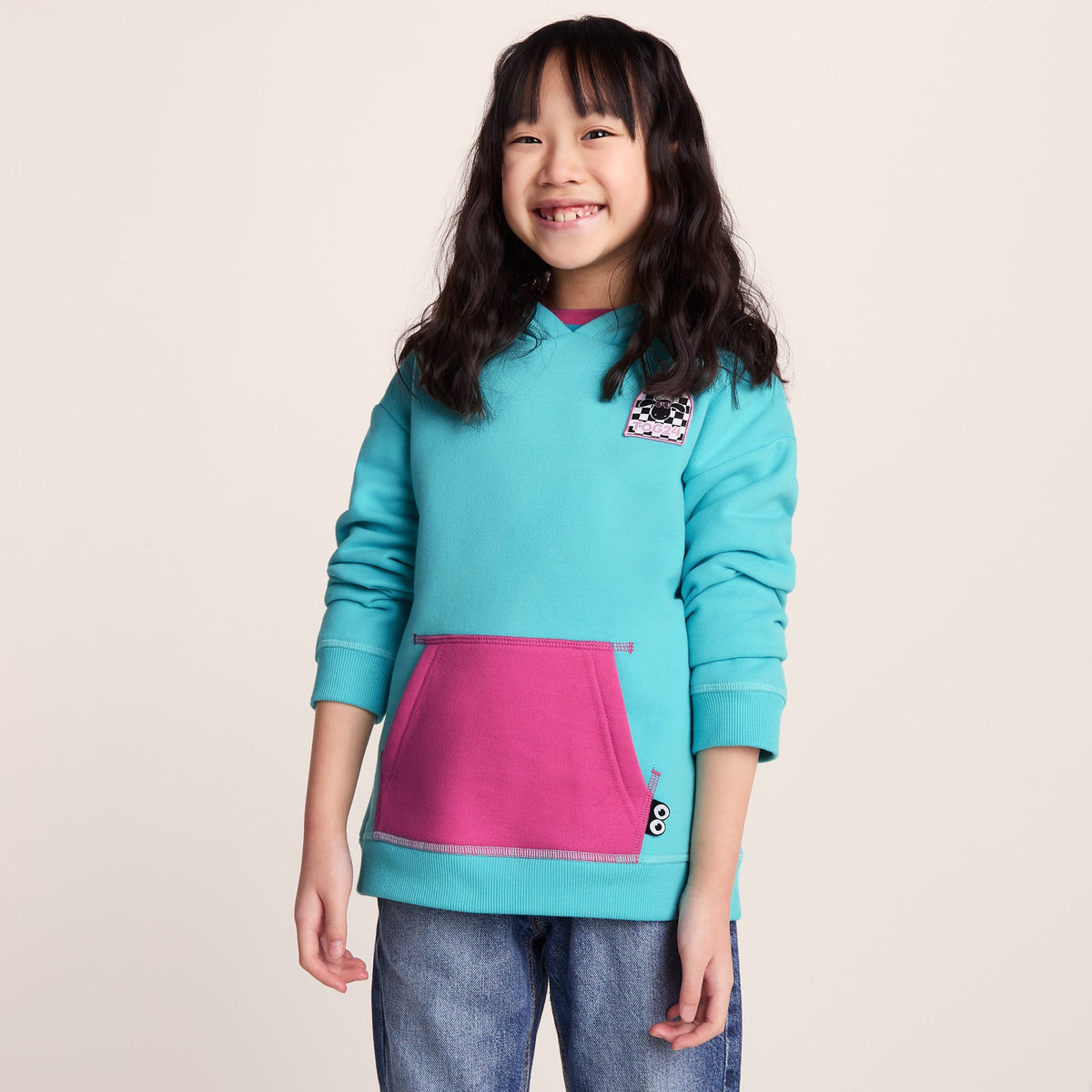 Pelibuey Kids Shaun the Sheep Hoody - Bubblegum Blue