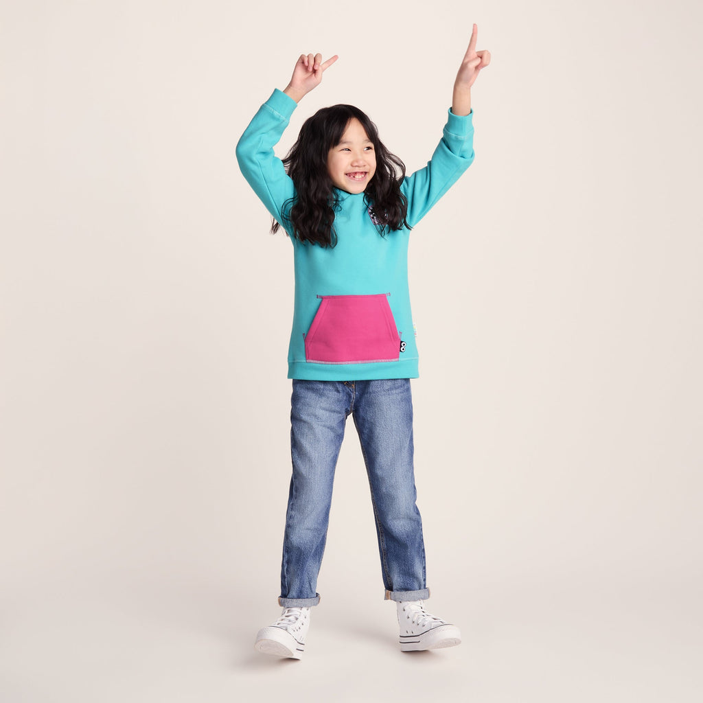 Pelibuey Kids Shaun the Sheep Hoody - Bubblegum Blue - Image 2