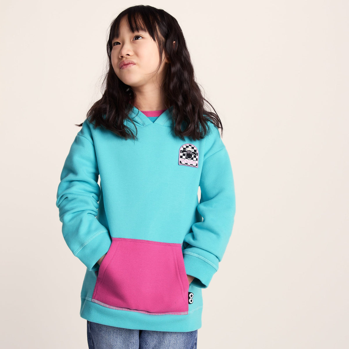 Pelibuey Kids Shaun the Sheep Hoody - Bubblegum Blue - Image 8