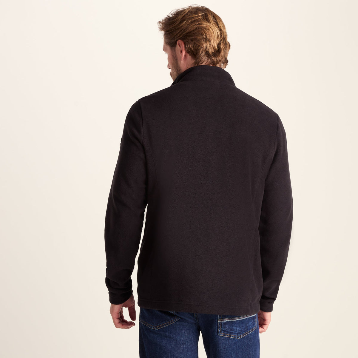 Revive Mens Fleece Jacket - Black - Image 3