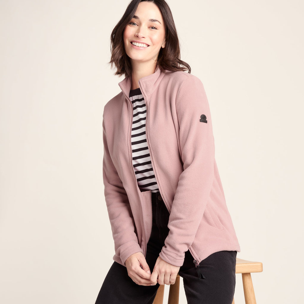 Revive Womens Fleece Jacket - Faded Pink - Image 5