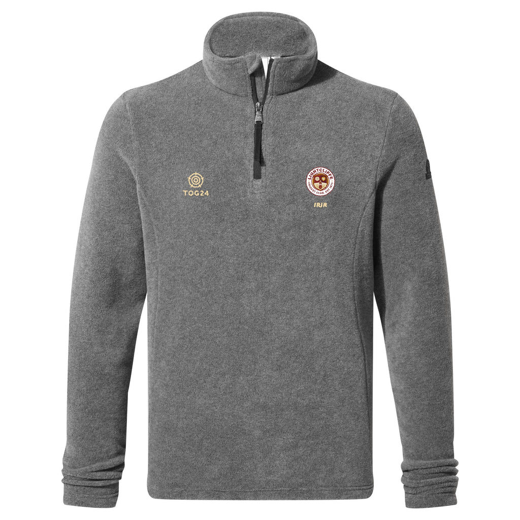 Lightcliffe CC Mens - Revive Quarter Zip Fleece Grey Marl - Image 2