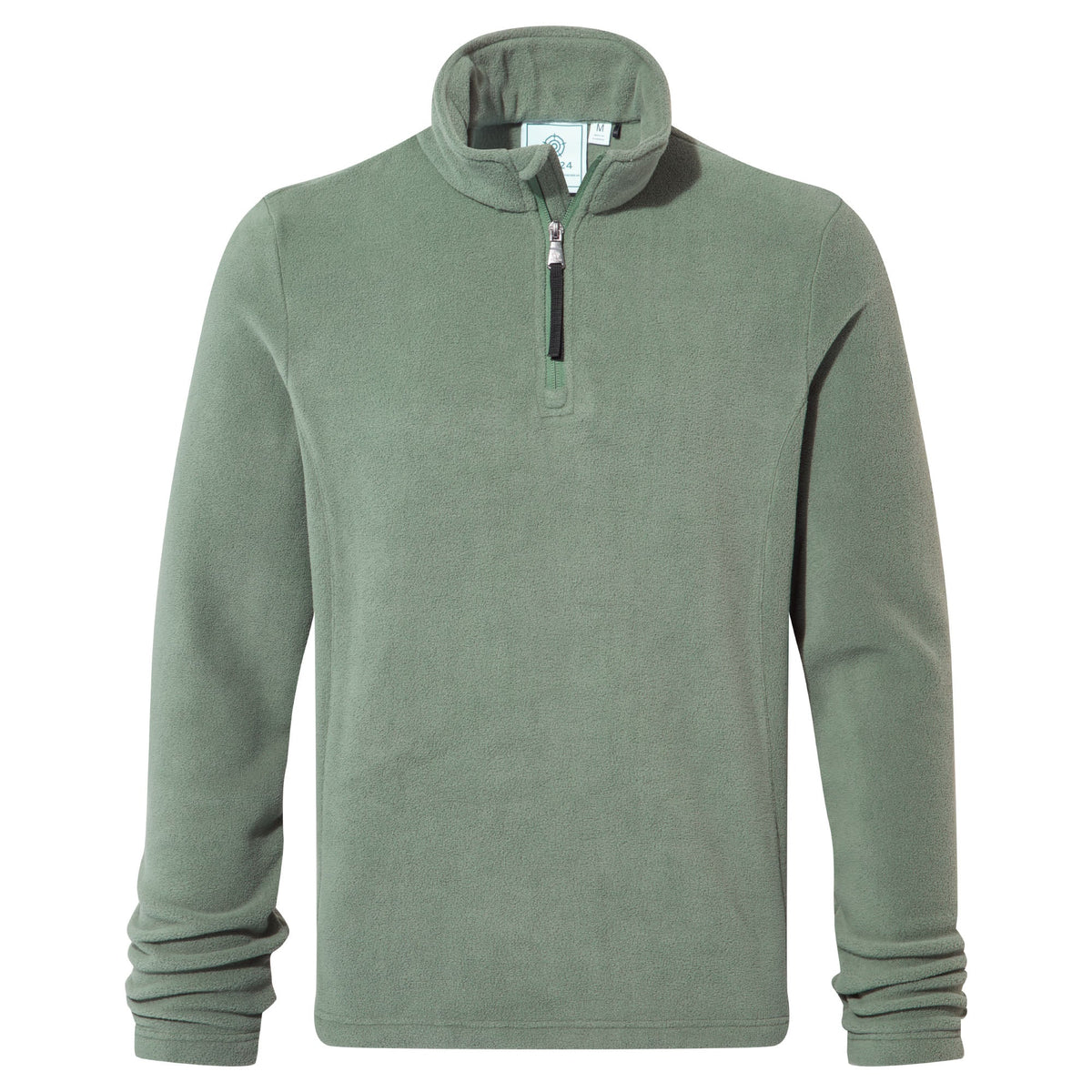 Revive Mens Quarter Zip Fleece - Light Forest - Image 5