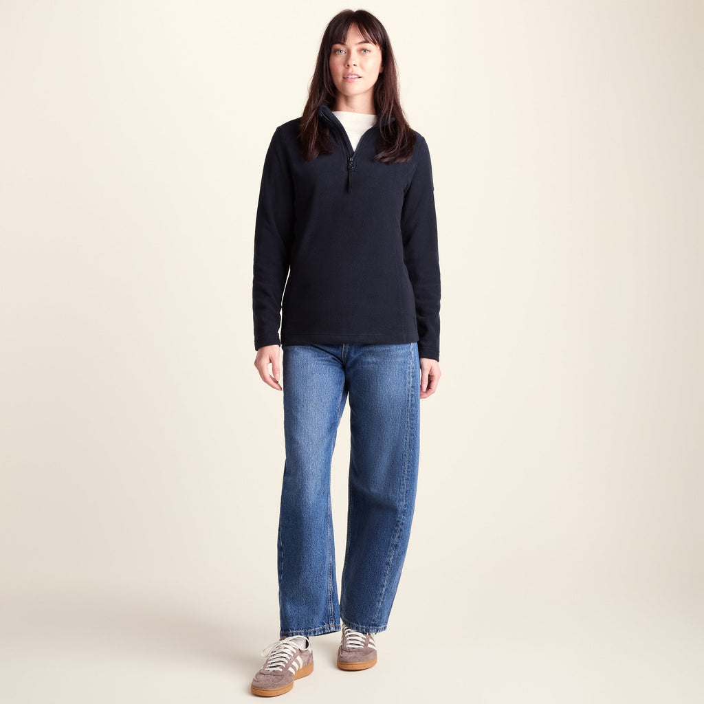 Revive Womens Quarter Zip Fleece - Dark Indigo - Image 2