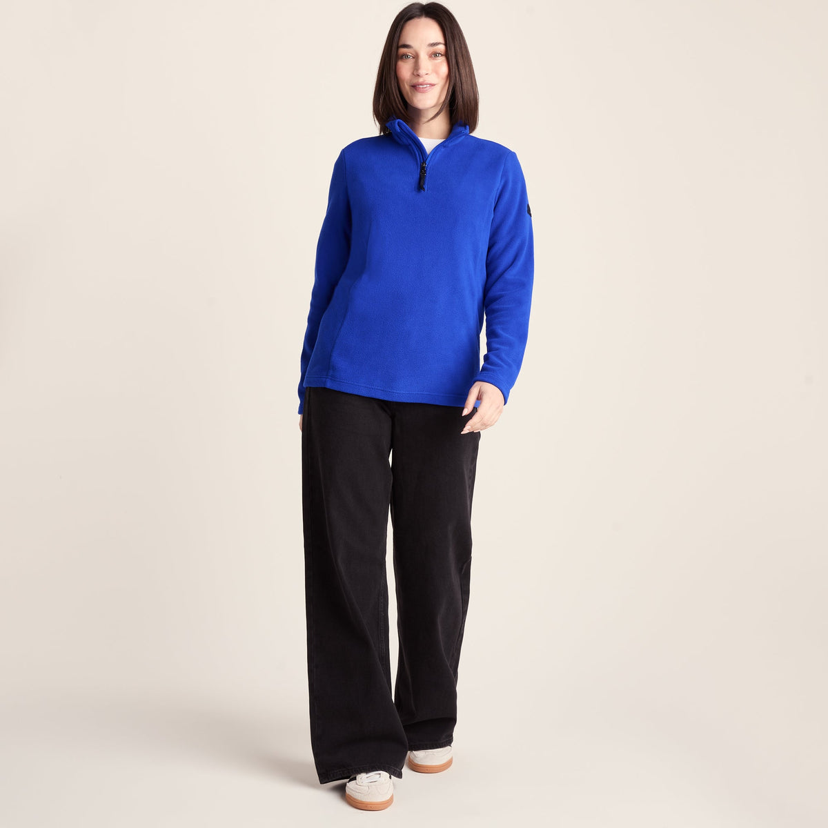 Revive Womens Quarter Zip Fleece - Ultra Marine Blue - Image 2