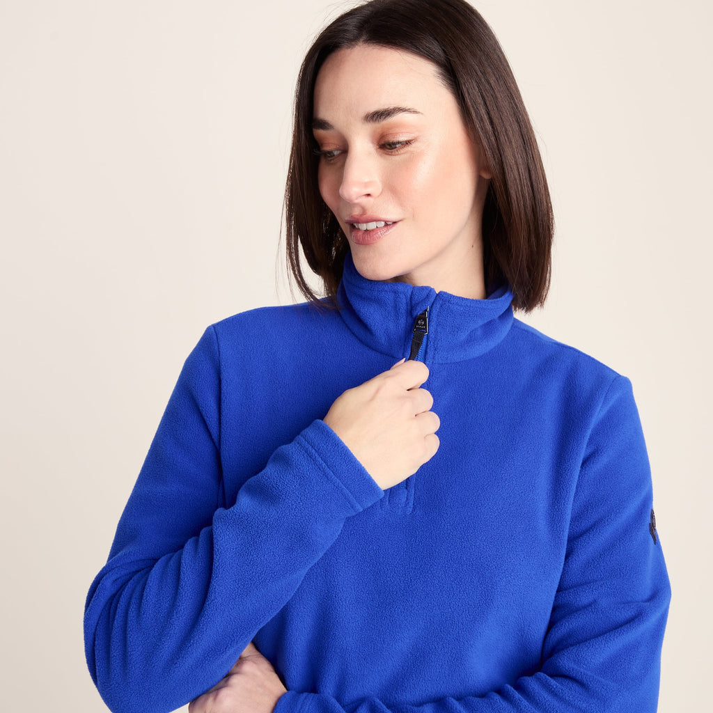 Revive Womens Quarter Zip Fleece - Ultra Marine Blue - Image 5