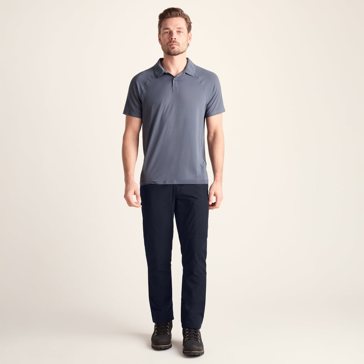 Rowland Mens Performance Trousers Long - Navy - Image 2