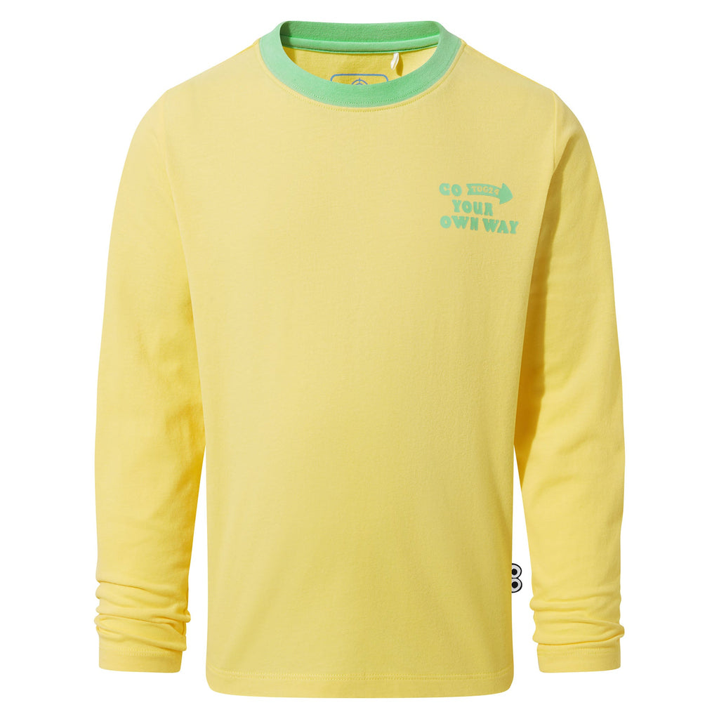 Ryeland Kids Shaun the Sheep T-Shirt LS - Sunshine Yellow - Image 5