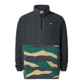 Ryle Mens Relaxed Fit Microfleece Zip Neck - Deep Slate - Image 7