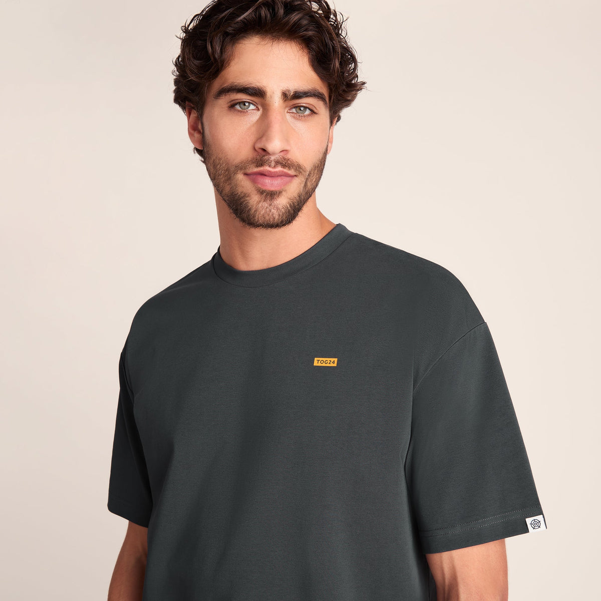 Saloon Mens Relaxed Fit Premium Supersoft T-Shirt - Deep Slate - Image 6