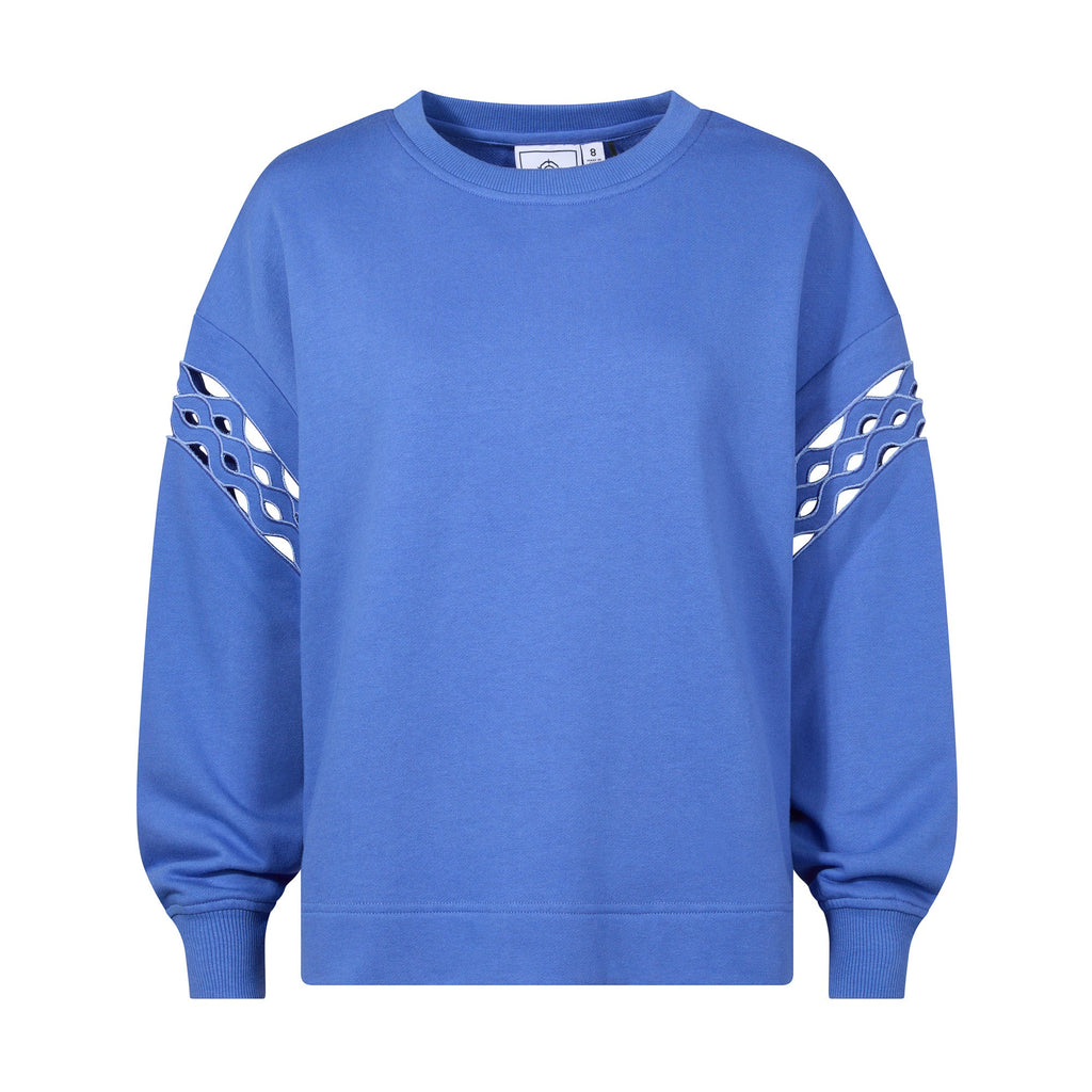 Samara Womens Relaxed Fit Supersoft Sweat - Cornflower Blue - Image 7