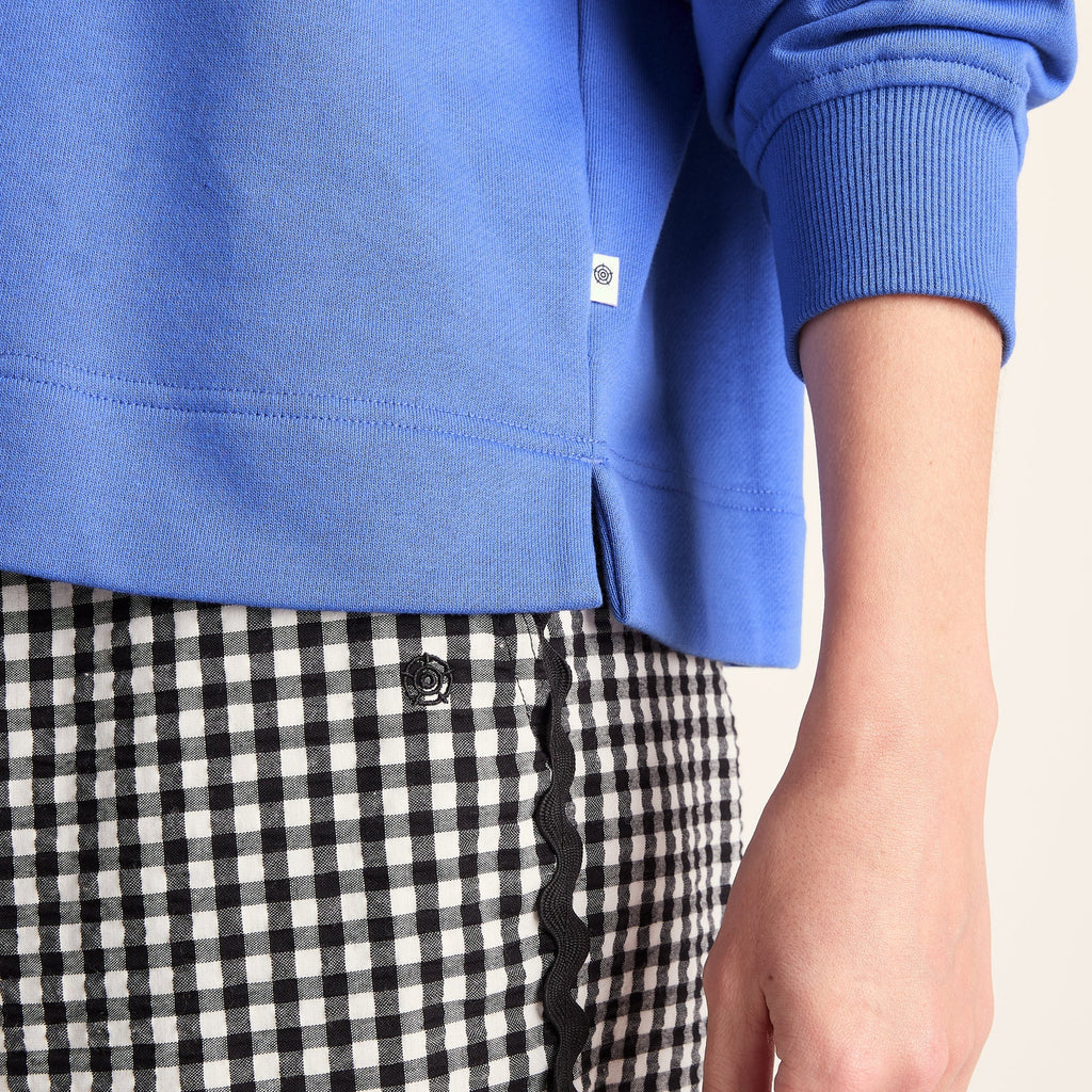 Samara Womens Relaxed Fit Supersoft Sweat - Cornflower Blue - Image 5