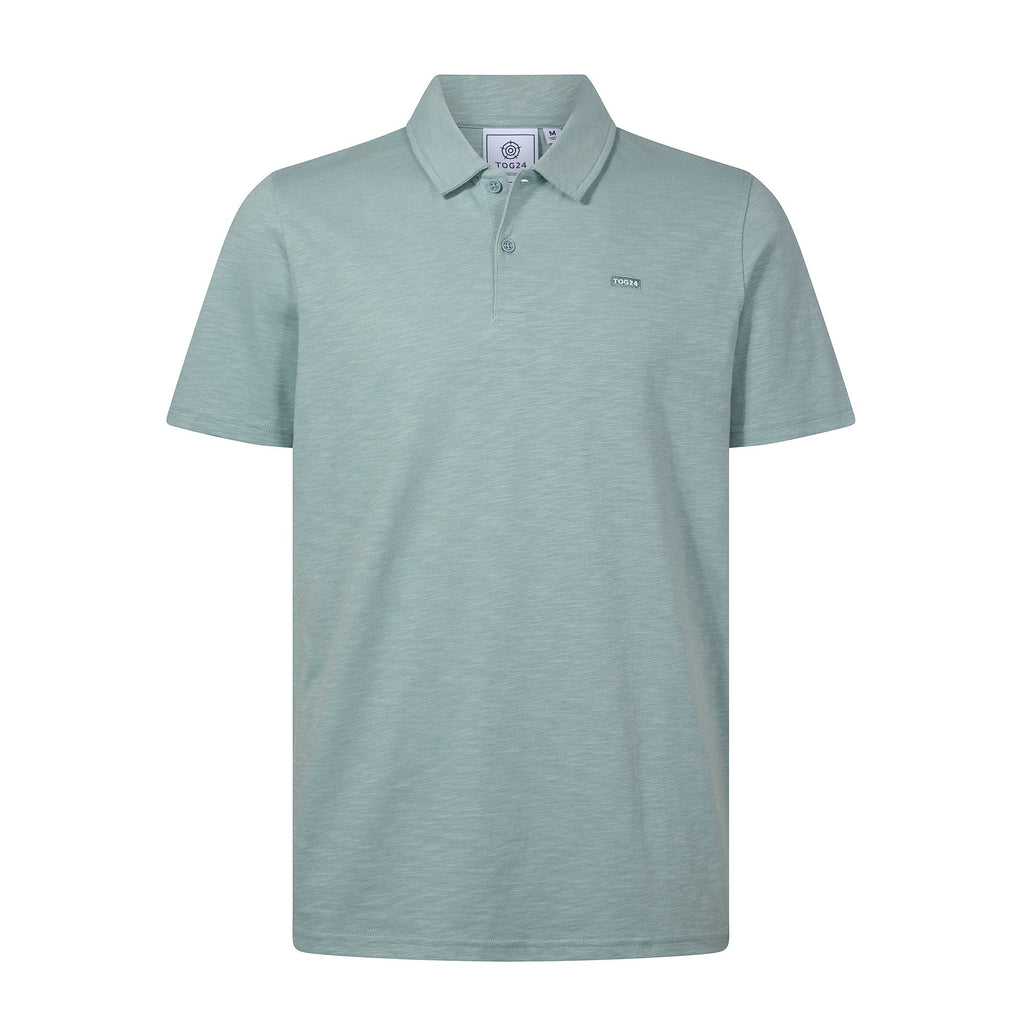 Sawyer Mens 100% Cotton Jersey Polo Shirt - Summer Sky - Image 6