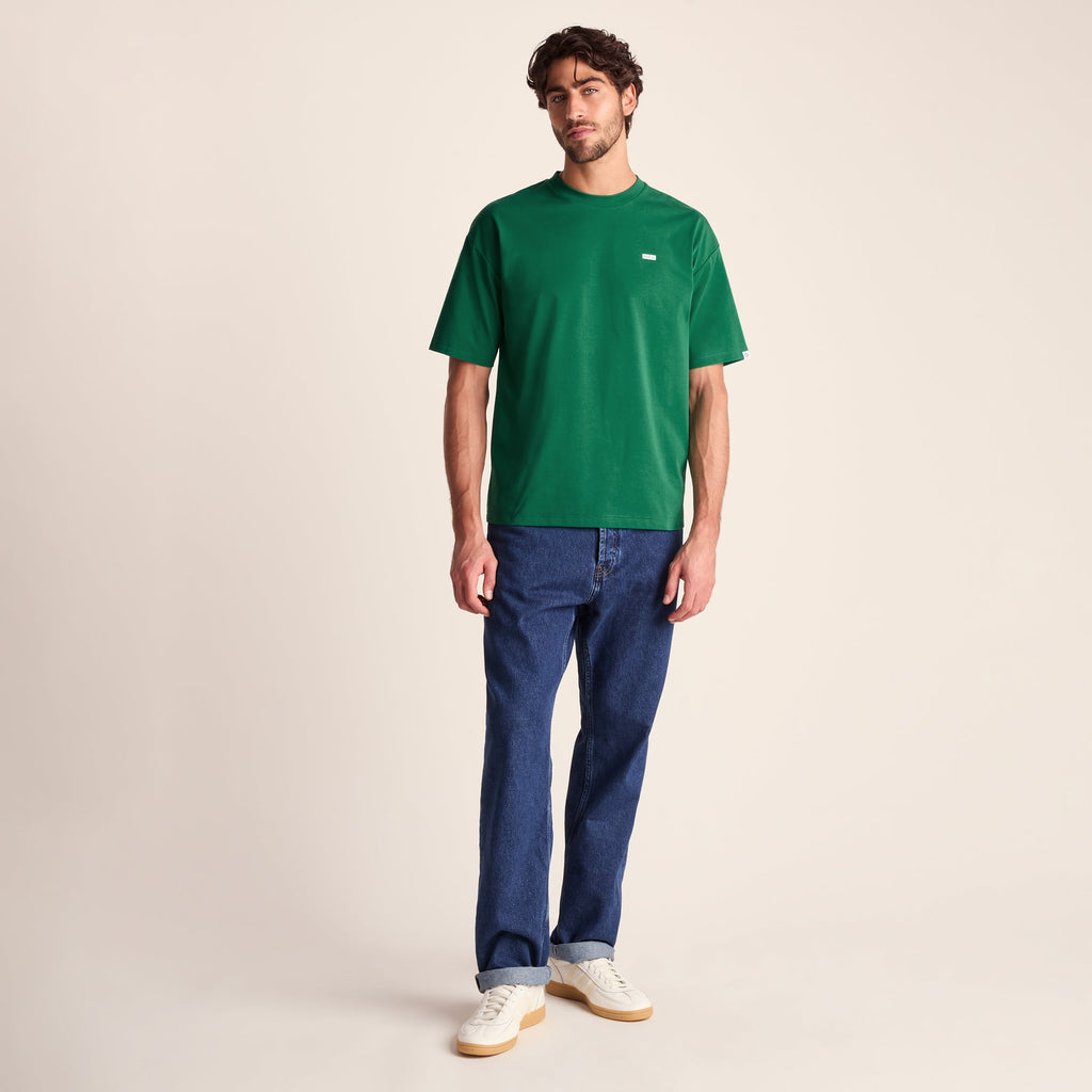 Shed Mens Premium Supersoft Relaxed Fit T-Shirt - Green - Image 3