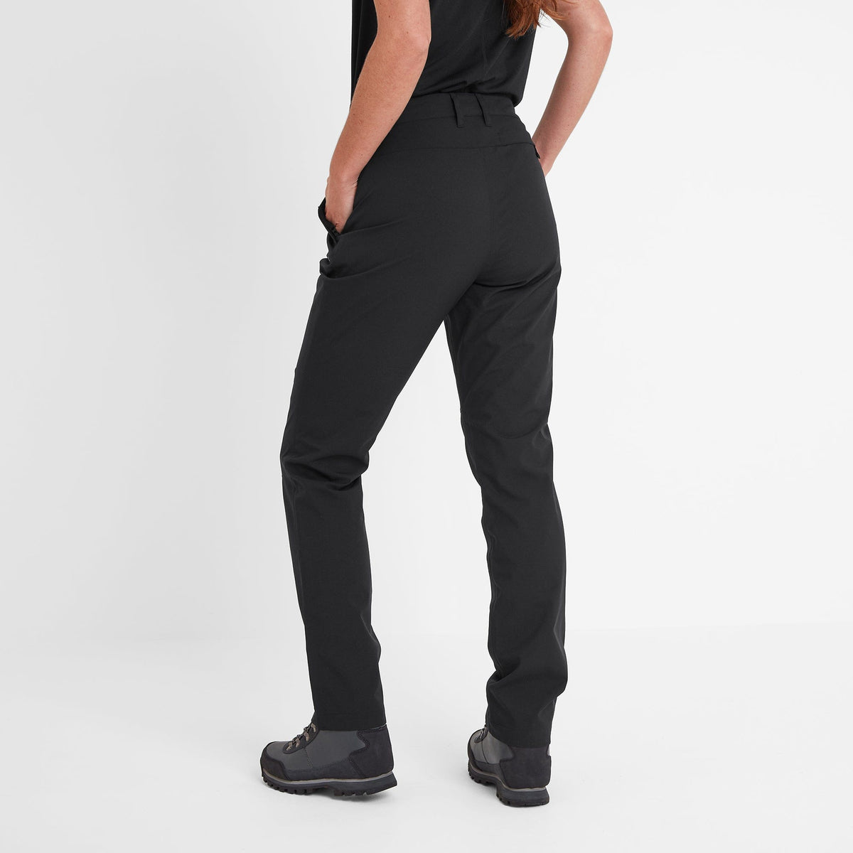 Silsden Womens Waterproof Trousers Short - Black - Image 2
