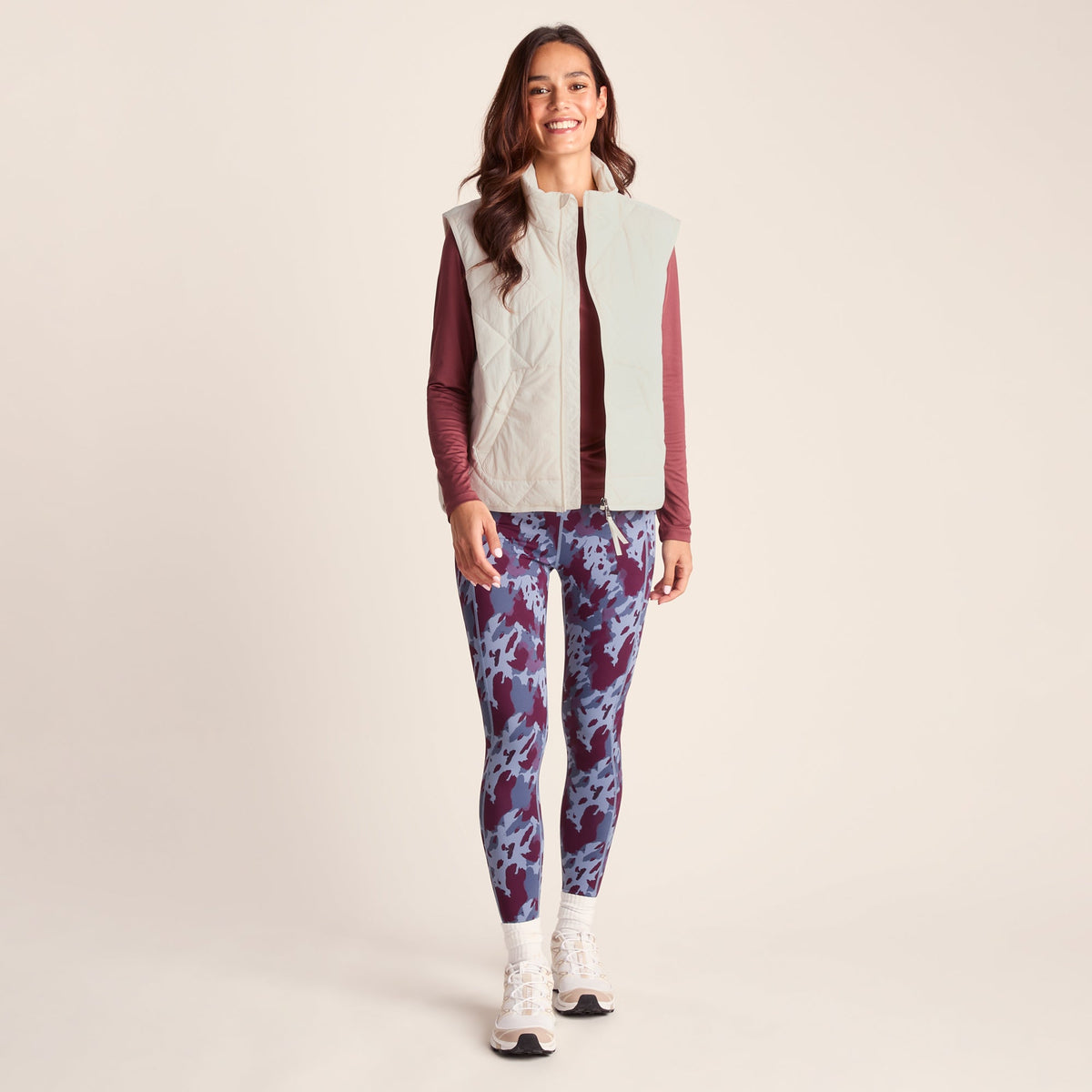 Slaley Womens Insulated Relaxed Fit Gilet - Vanilla - Image 3