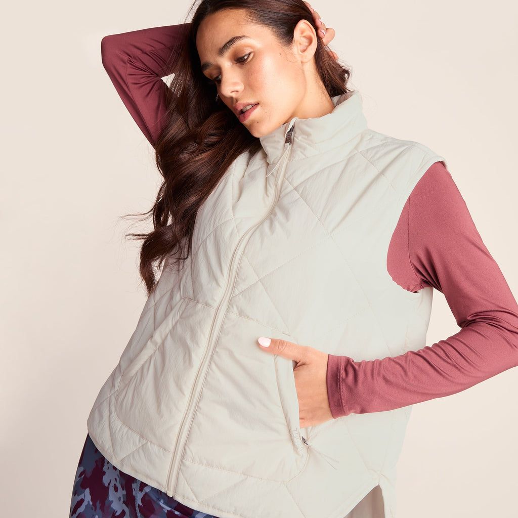 Slaley Womens Insulated Relaxed Fit Gilet - Vanilla - Image 6