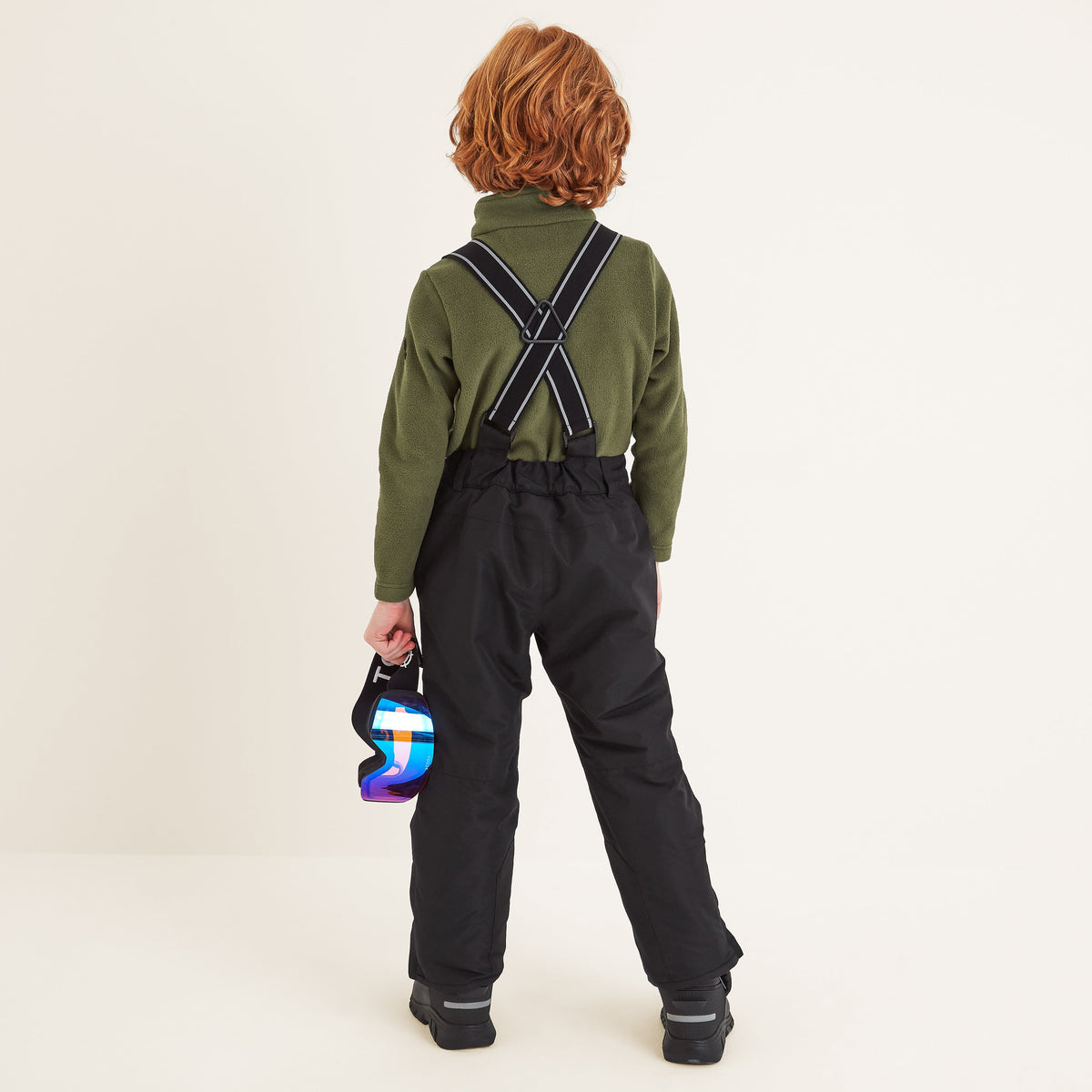 Slalom Kids Salopette - Black - Image 4