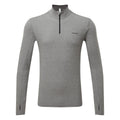 Snowdon Mens Thermal Quarter Zip Base Layer - Grey Marl - Image 3