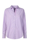 Sofia Womens Long Sleeve Oversized Shirt - Lilac Blossom - Image 7