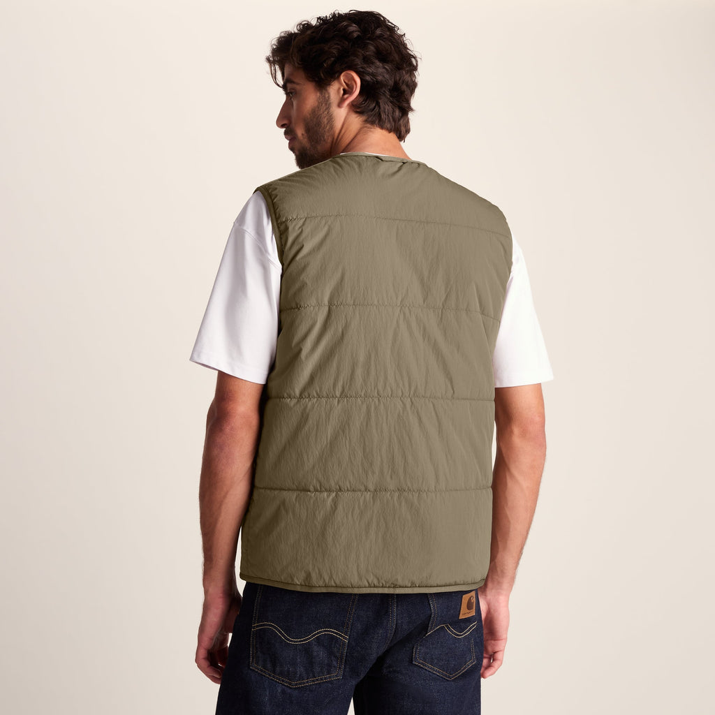 Sutterby Mens Shower Resistant Insulated Gilet - Mushroom - Image 5