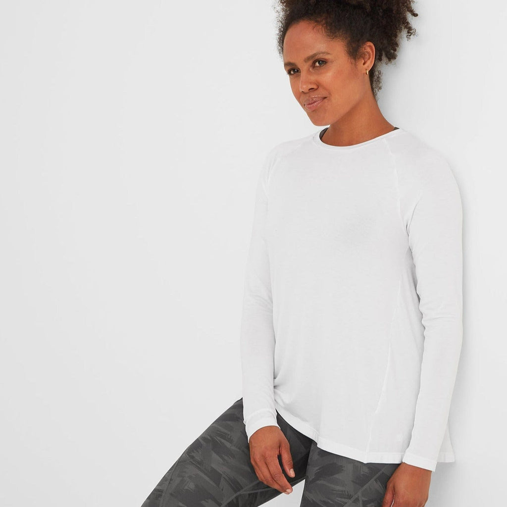 Tanton Womens Tech T-Shirt - Optic White - Image 2