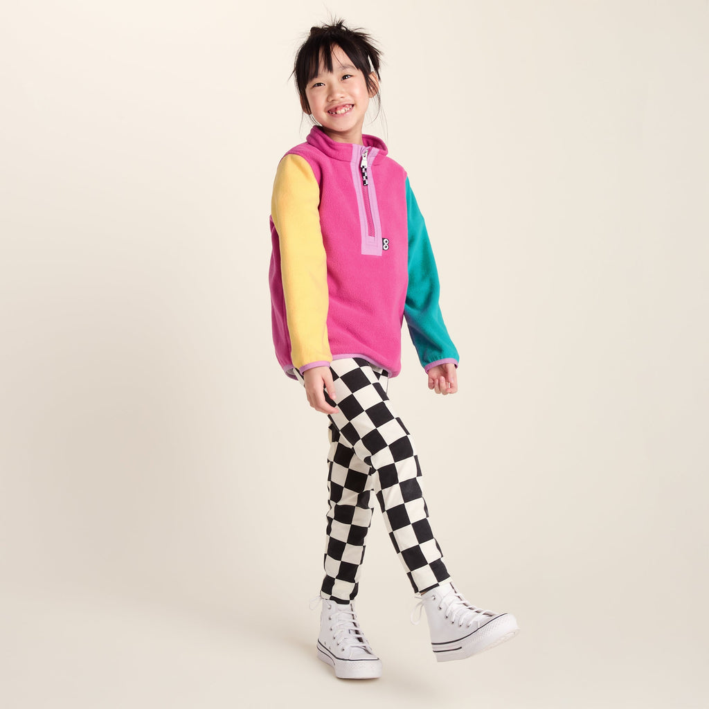 Texel Kids Shaun the Sheep Fleece Zip Neck - Strawberry Dream - Image 2