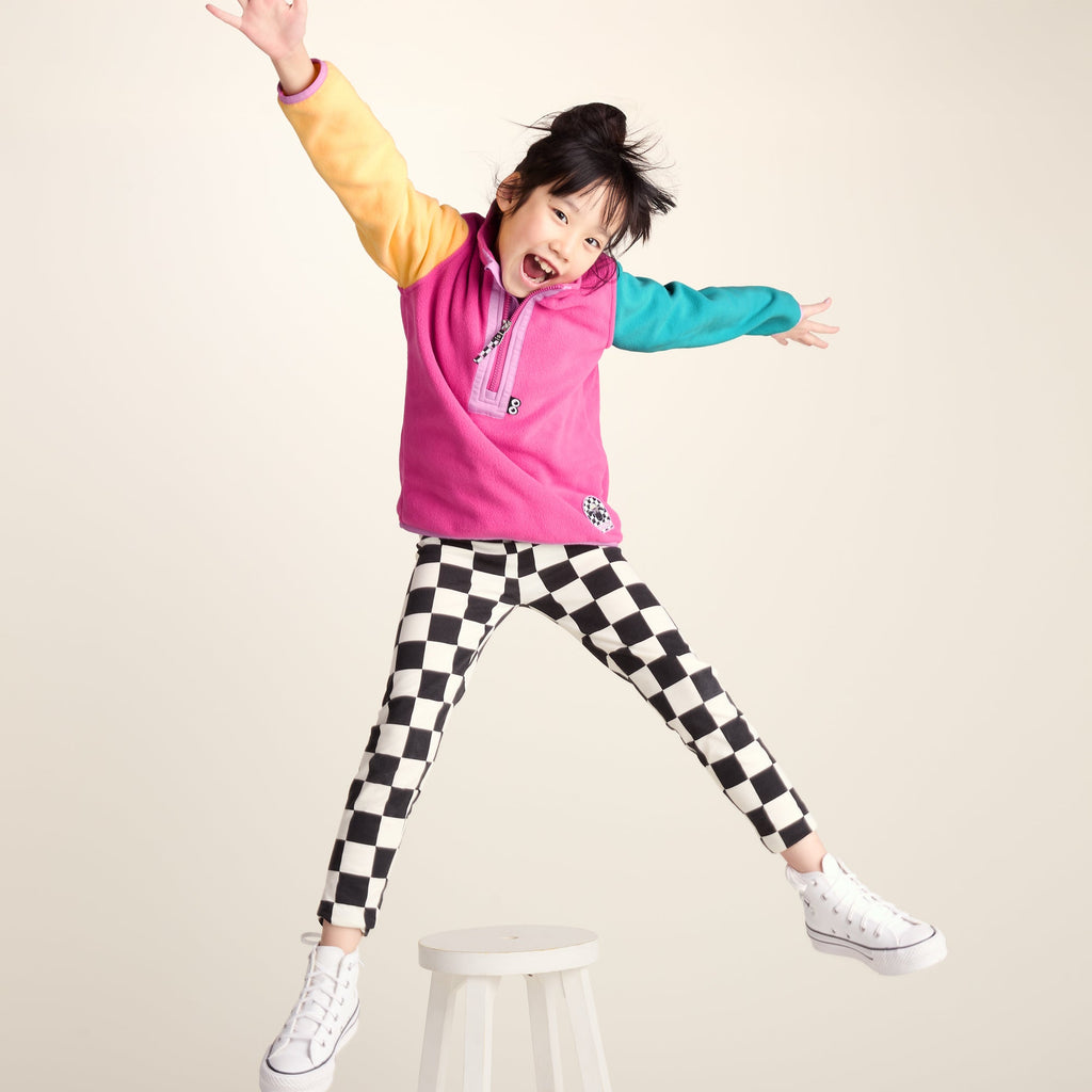 Texel Kids Shaun the Sheep Fleece Zip Neck - Strawberry Dream - Image 4