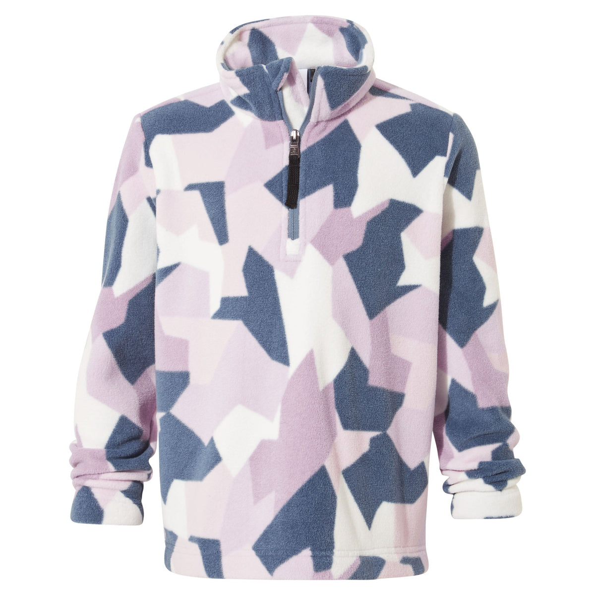 Toffolo Kids Zipneck Fleece - Abstract Mountain Print - Image 8