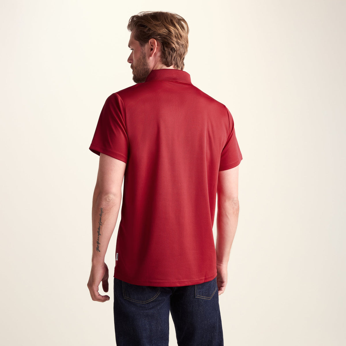 Torres Mens Tech Polo - Chilli - Image 3