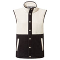Tunston Womens Relaxed Fit Microfleece Gilet - Vanilla/Black - Image 5