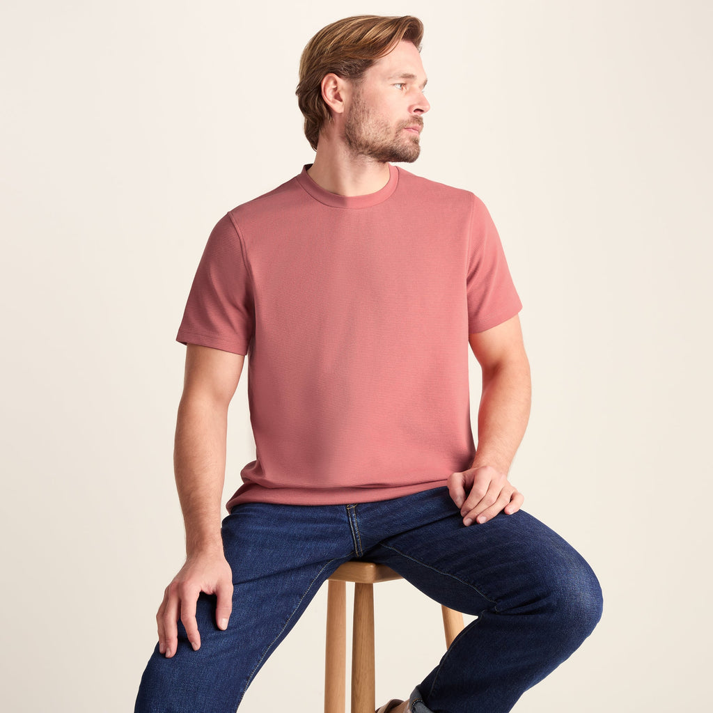 Turriff Mens Relaxed Fit T-Shirt - Redwood - Image 4