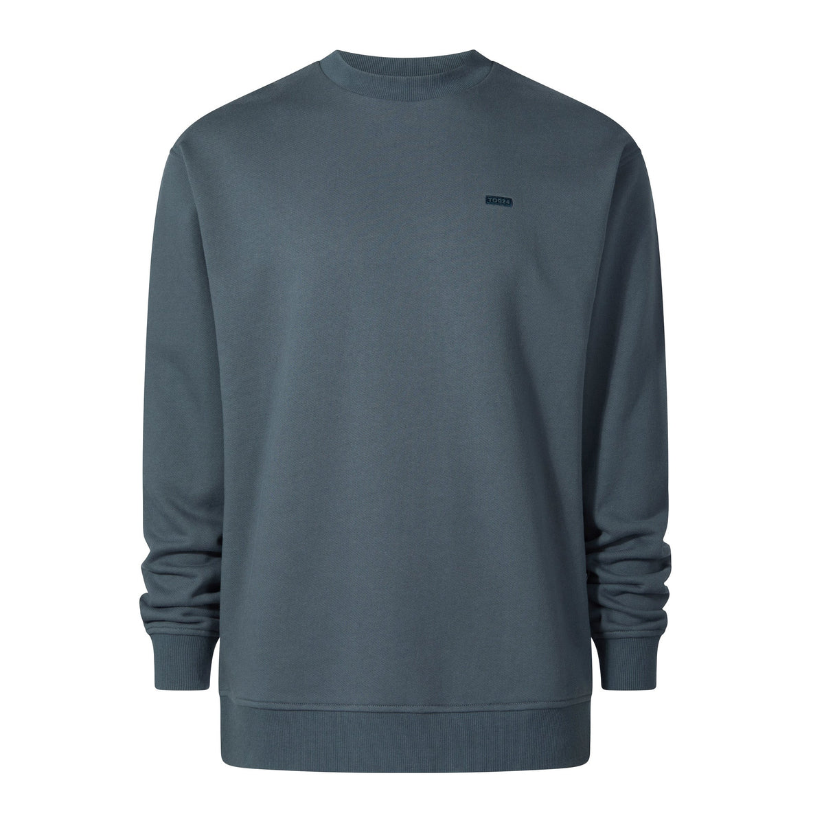Warren Mens Relaxed Fit 100% Cotton Heavyweight Sweat - Aegean Teal - Image 6