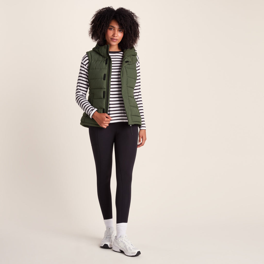 Wyness Womens Shower Resistant Insulated Jacket - Dark Green - Image 2