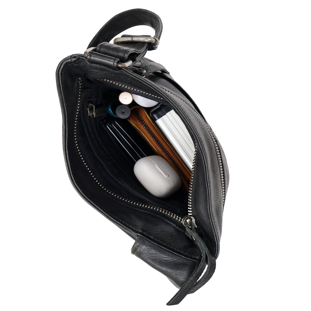 Athena Leather Crossbody Bag - Image 15