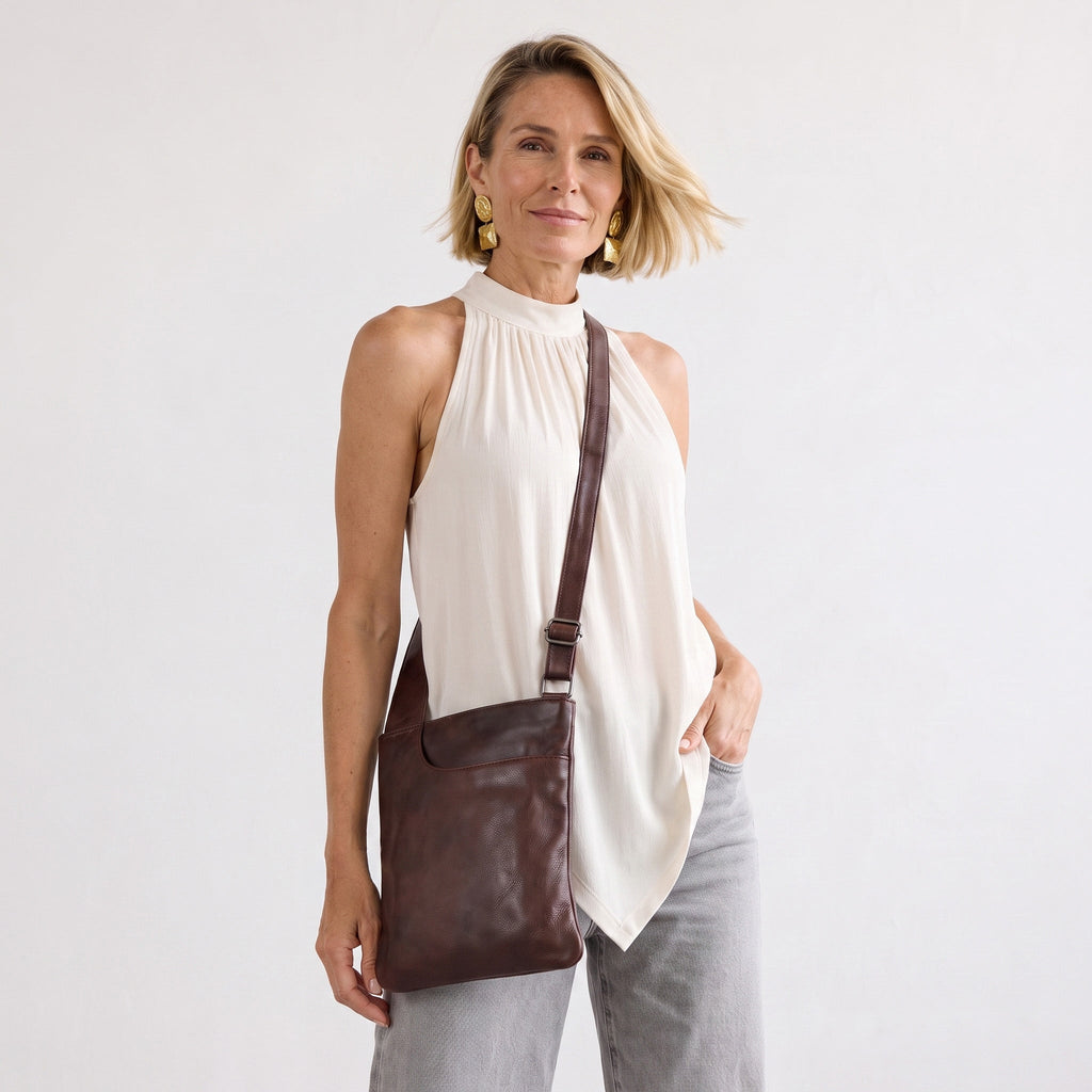 Athena Leather Crossbody Bag - Image 18