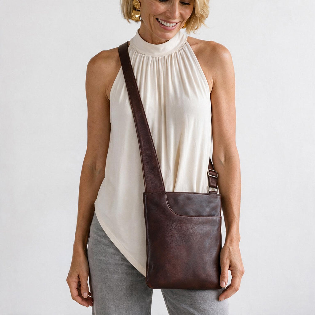 Athena Leather Crossbody Bag - Image 17