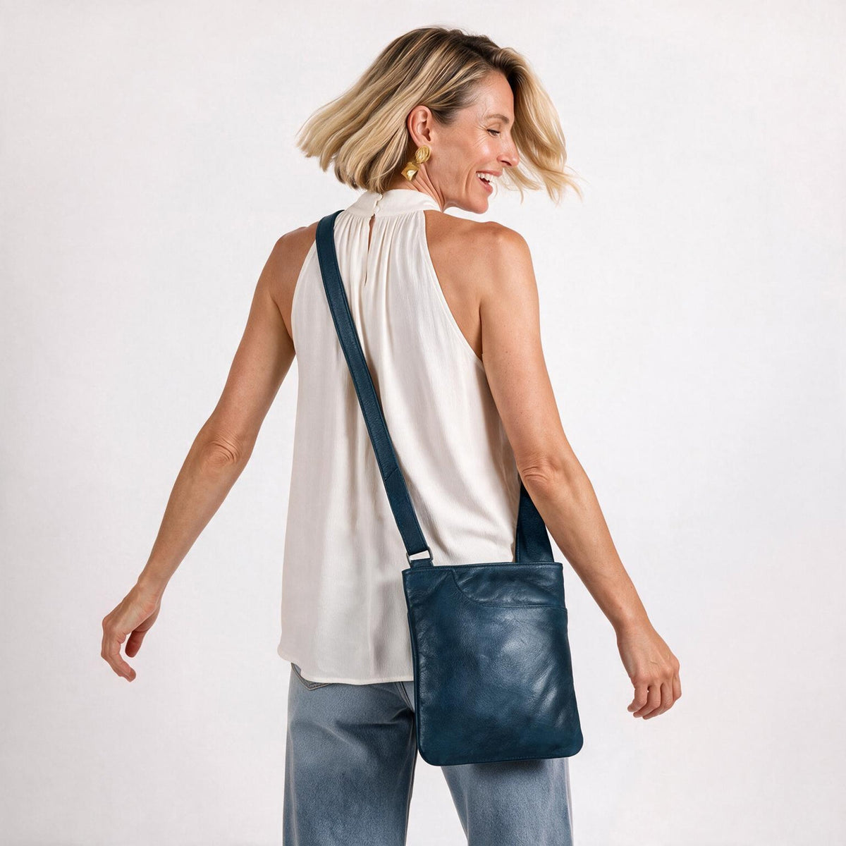 Athena Leather Crossbody Bag - Image 23