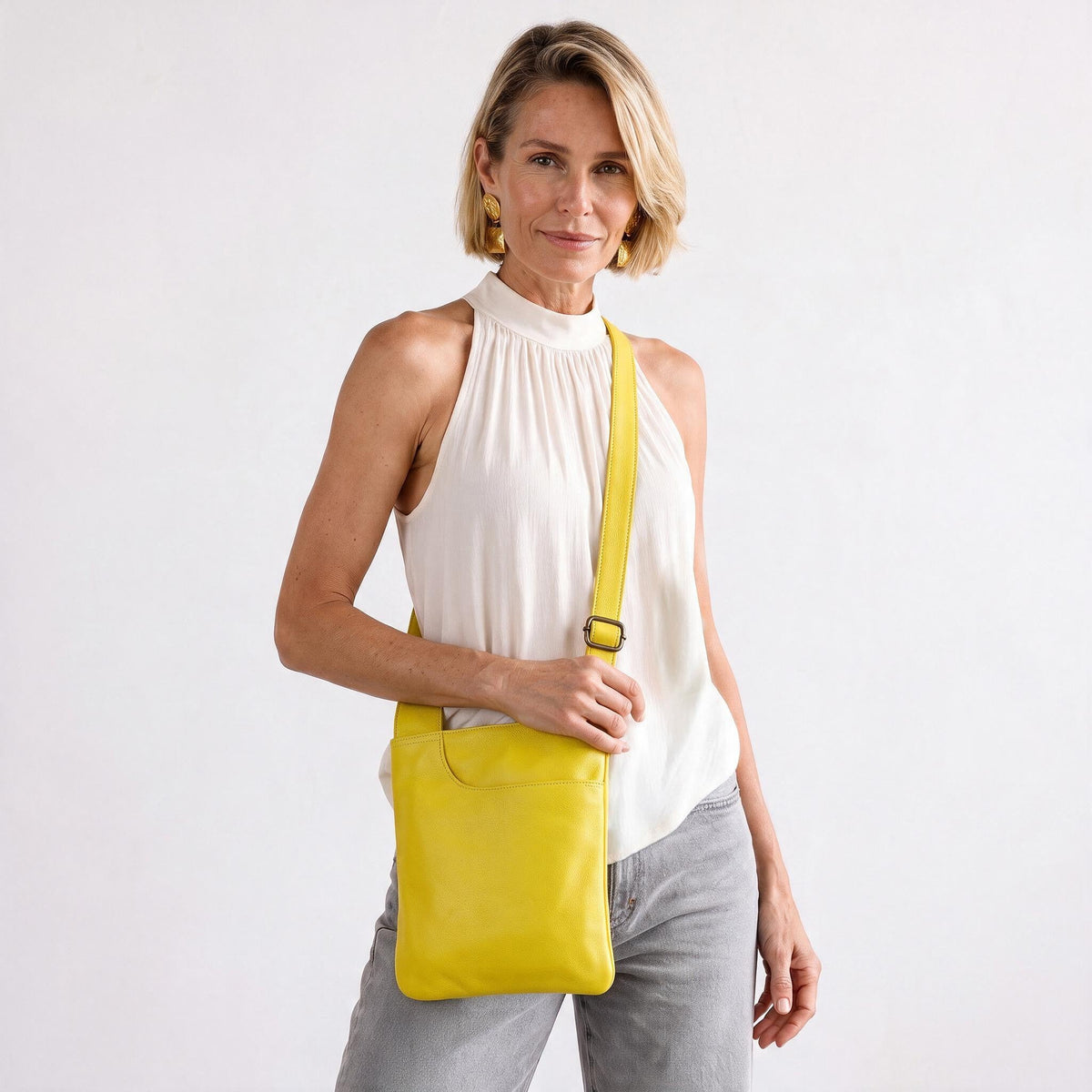 Athena Leather Crossbody Bag - Image 38