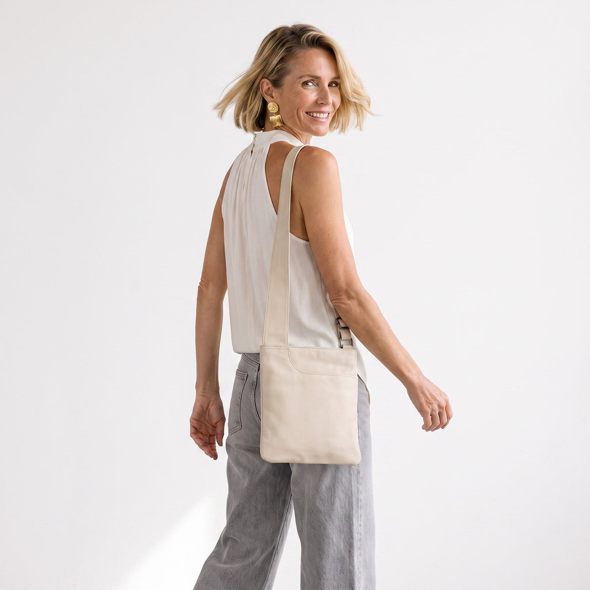Athena Leather Crossbody Bag - Image 26