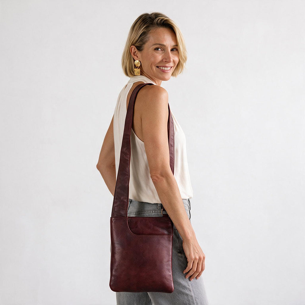 Athena Leather Crossbody Bag - Image 21