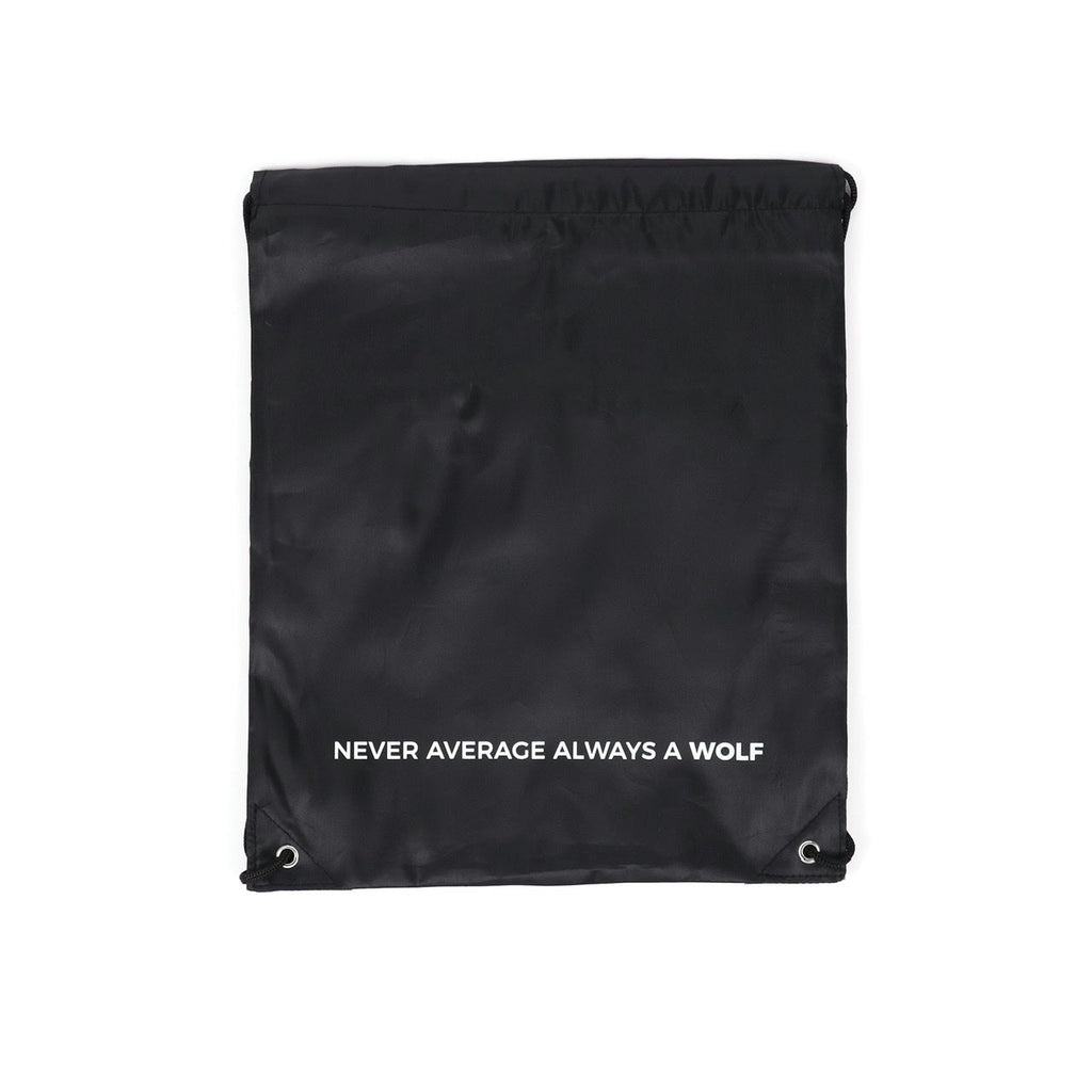 Black Draw String Sackpack Bag - Image 4