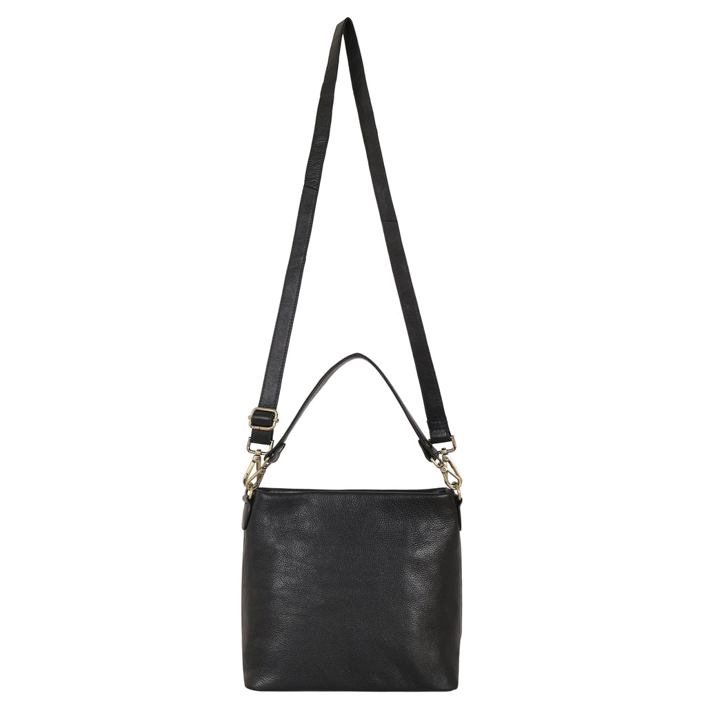 Tabor Milled Leather Crossbody Bag - Image 9